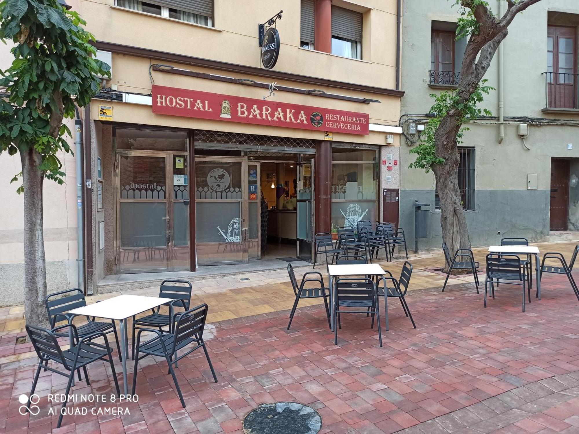 Hostal Restaurante Baraka Alagón Eksteriør bilde